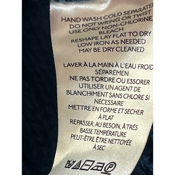 Free People Obsidian Chunky Oversized Cable Knit Button Front Cardigan Size Sm - Picture 6 of 8